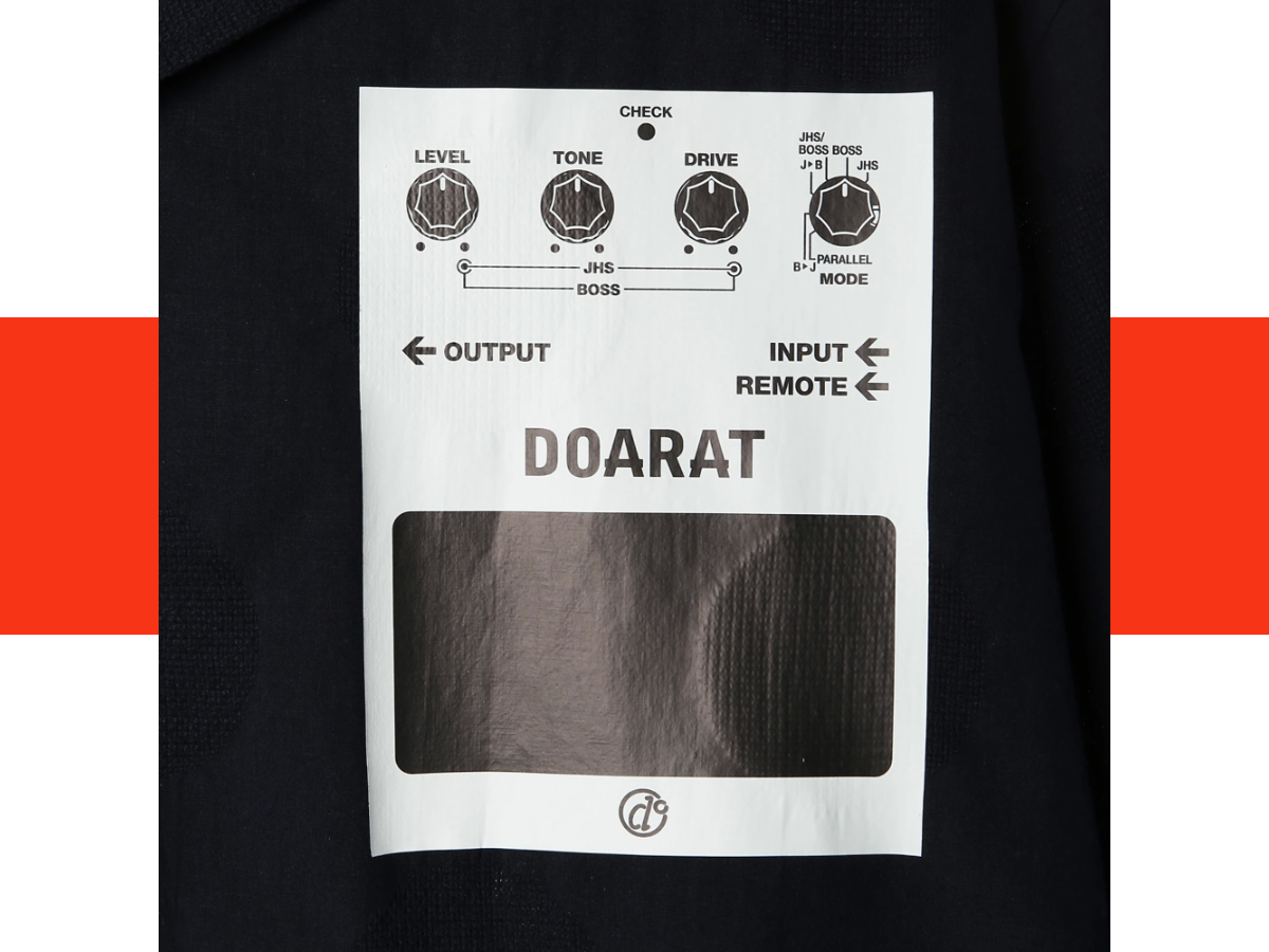 doarat ドゥアラット チェック半袖 つなぎ DOARAT エフェクタープリントポケット半袖シャツ│アイスウィン